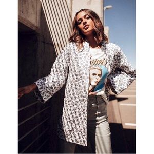 Bobbie Wren Quilted Floral Jacket NWT